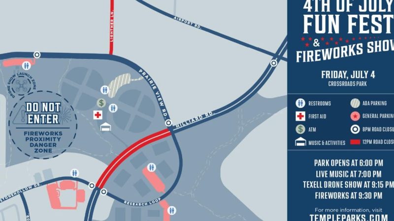 États-Unis : Un feu d&rsquo;artifice de drones illumine le ciel texan