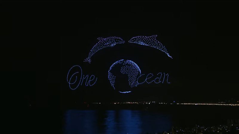 France : Spectacle de Drones Lumineux à Nice en 2025