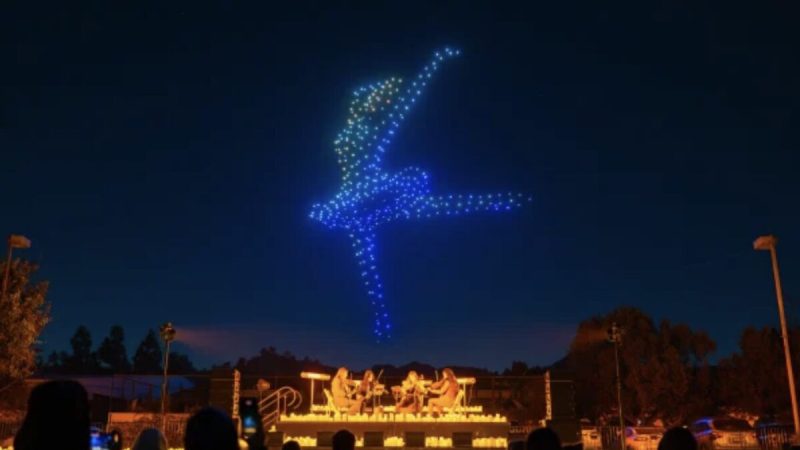 France : Un spectacle de drones enchanteur prévu près de Lyon en juillet
