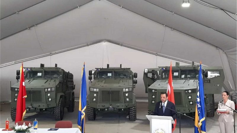 La Bosnie-Herzégovine reçoit des drones Bayraktar TB2 et des véhicules blindés Kirpi II de la Turquie