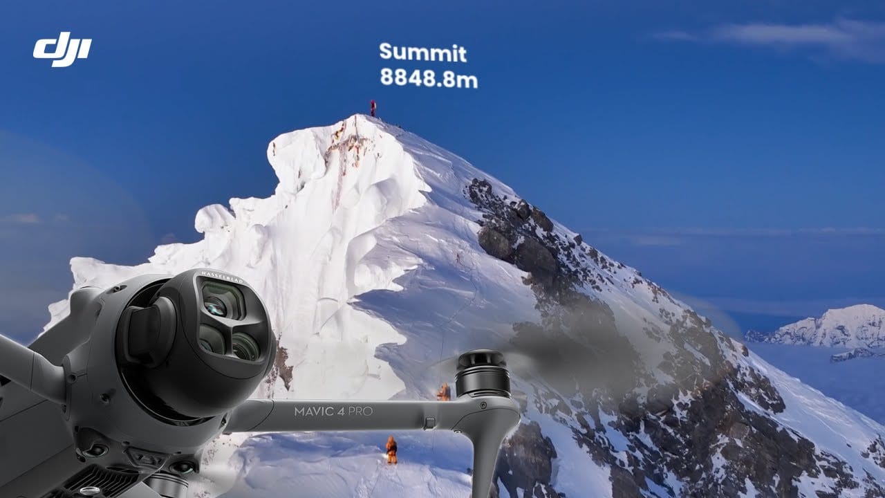 Le DJI Mavic 4 Pro Conquiert le Sommet de l&rsquo;Everest