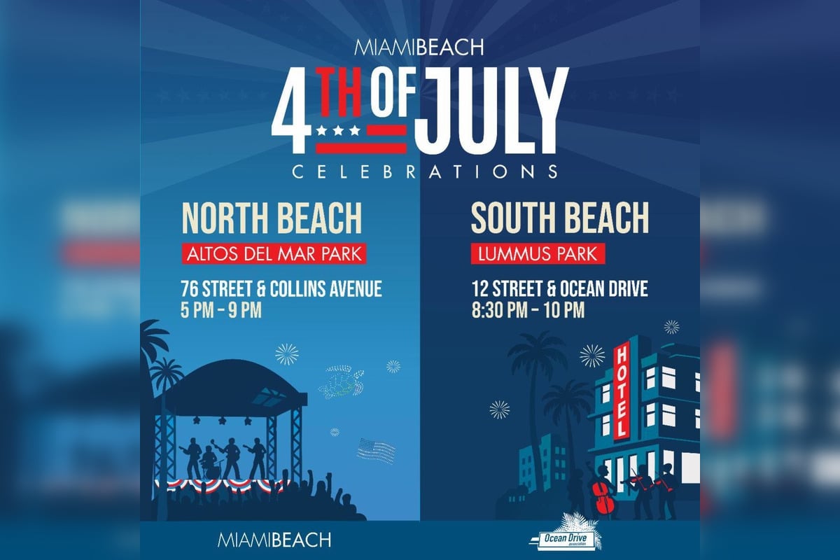 Miami Beach se prépare pour un spectaculaire 249e anniversaire de l&rsquo;Indépendance avec feux d&rsquo;artifice et show de drones