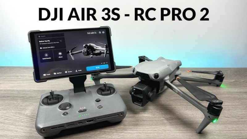 Premier vol du DJI RC Pro 2 avec Air 3S : une évolution impressionnante
