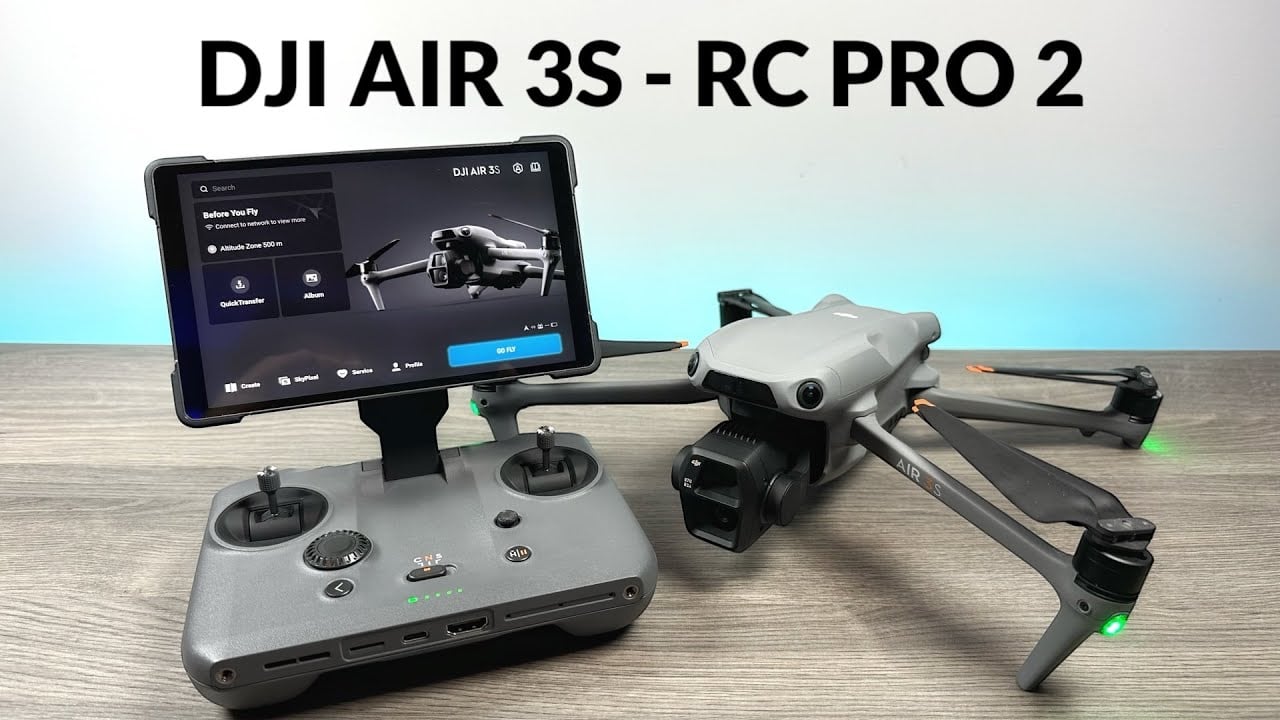 Premier vol du DJI RC Pro 2 avec Air 3S : une évolution impressionnante