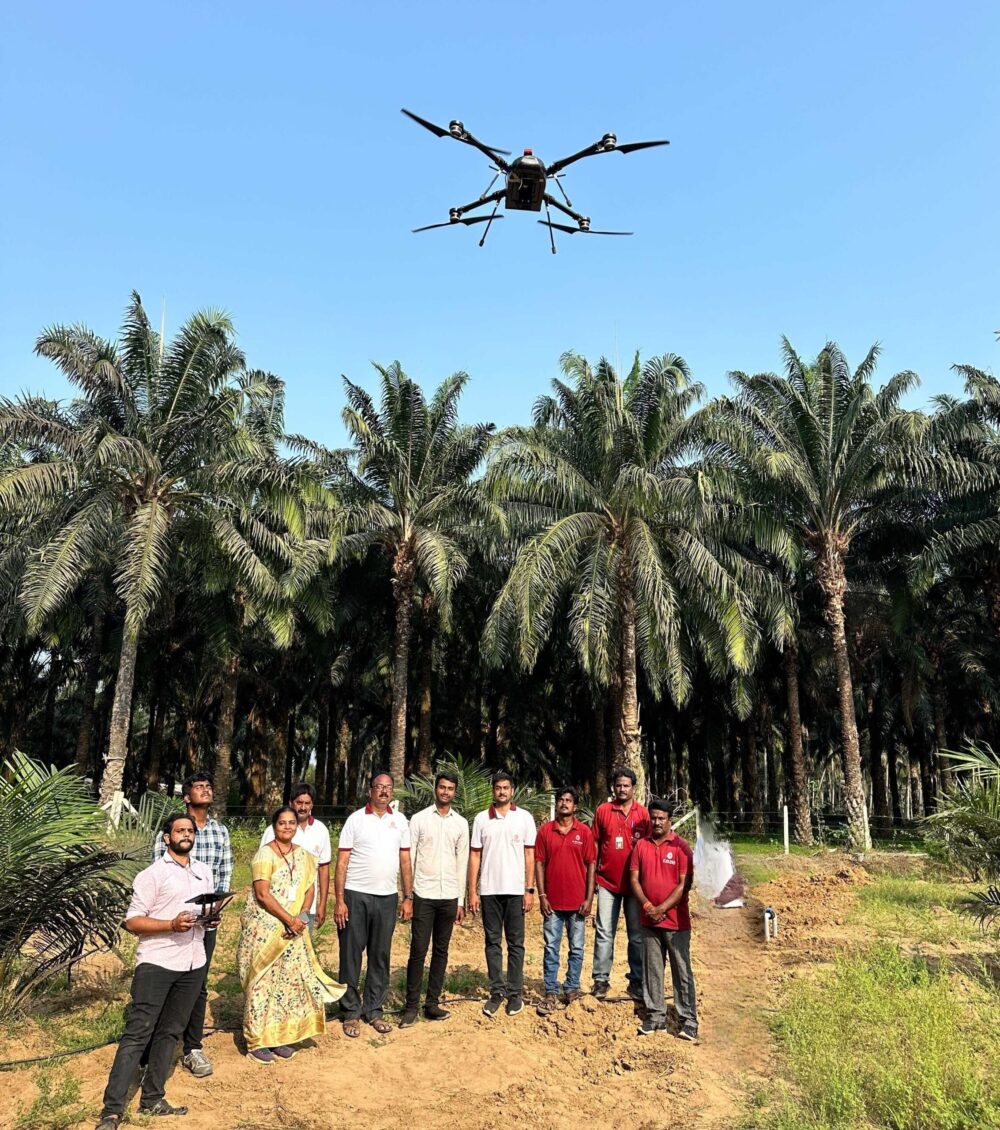 Révolution agricole : L&rsquo;usage des drones pour optimiser les rendements des plantations de palmiers à huile en Inde