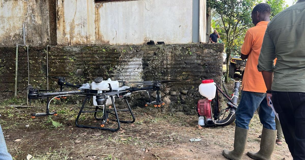 Révolution dans les plantations de Martinique : Un drone agricole en démonstration