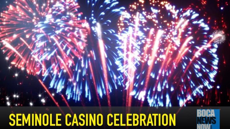 Spectacle grandiose de drones patriotiques au Seminole Casino de Coconut Creek