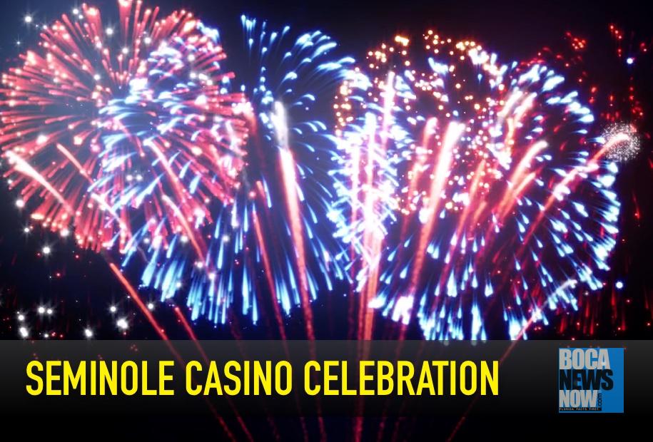 Spectacle grandiose de drones patriotiques au Seminole Casino de Coconut Creek