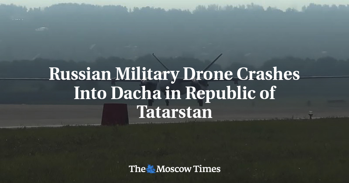 Crash d&rsquo;un drone militaire russe dans une datcha en Tatarstan