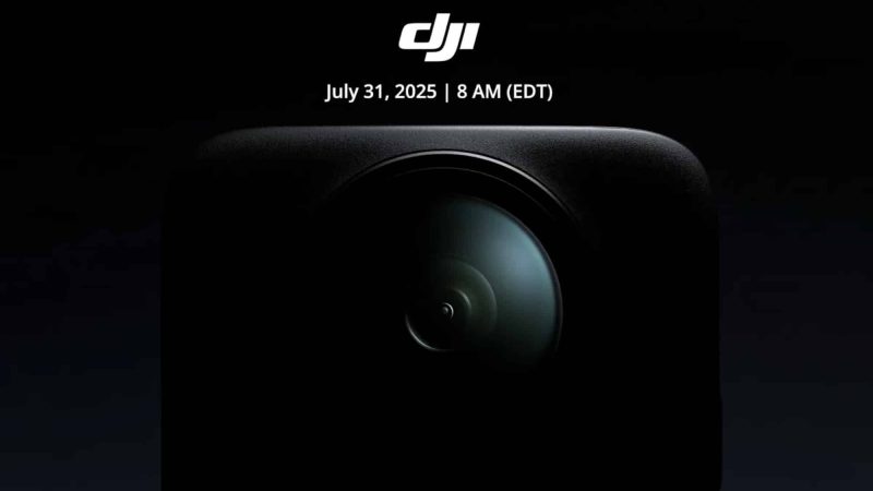 DJI annonce le lancement du nouveau Osmo 360 : un aperçu ce 31 juillet