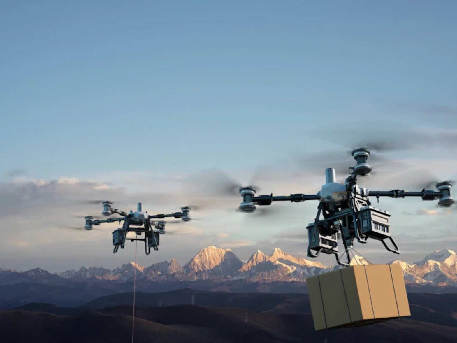 DJI dévoile le FlyCart 100, son drone cargo le plus puissant à ce jour