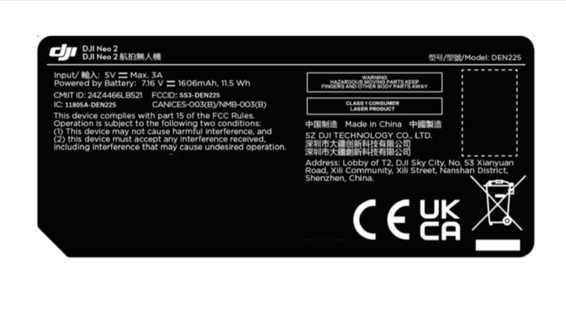 DJI lance le nouveau drone Neo 2 : Un bond en avant pour la technologie UAV