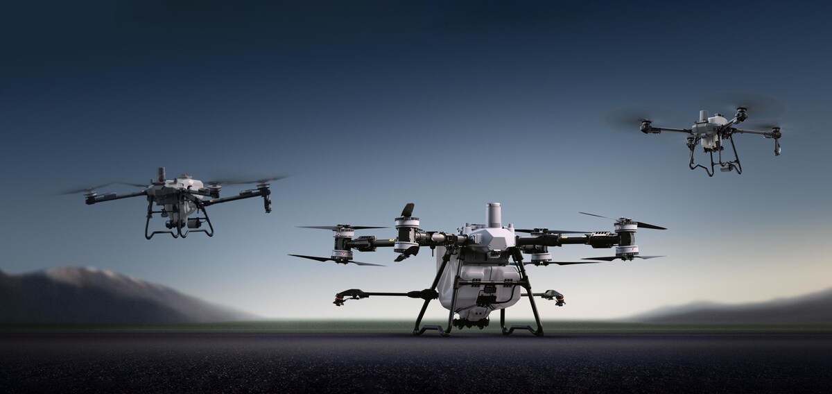 DJI lance les nouveaux drones agricoles : AGRAS T100, T70P et T25P