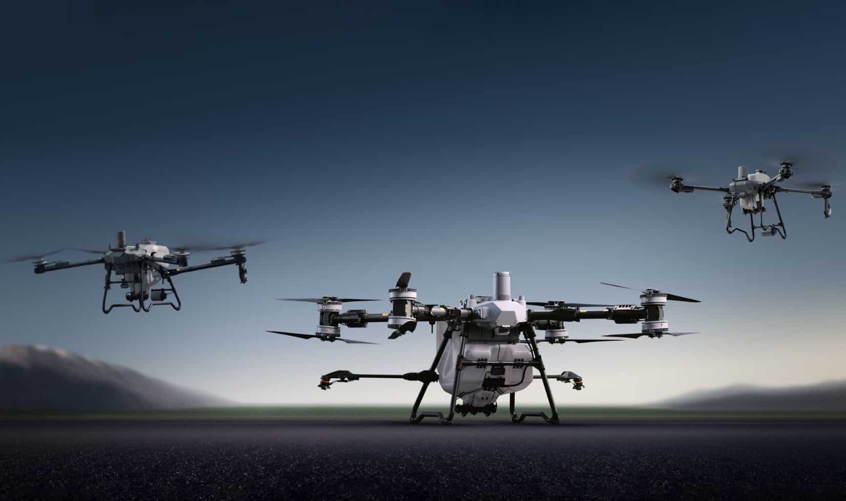 DJI révèle ses nouveaux drones agricoles : Agras T100, T70P et T25P
