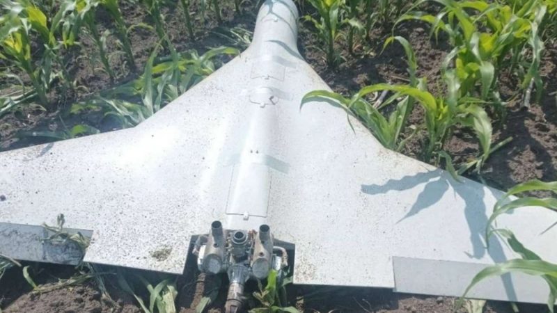 Drone russe avec composants chinois utilisé en Ukraine