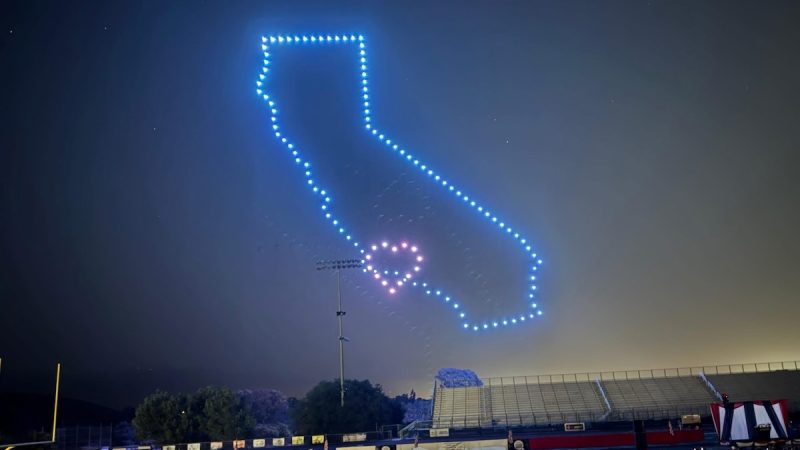 États-Unis : Goleta célèbre le 4 juillet avec un spectacle de drones