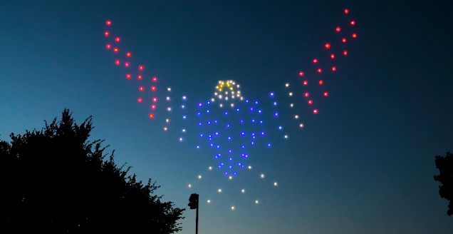 #États-Unis : Le Spectacle Éblouissant des Drones à Apex