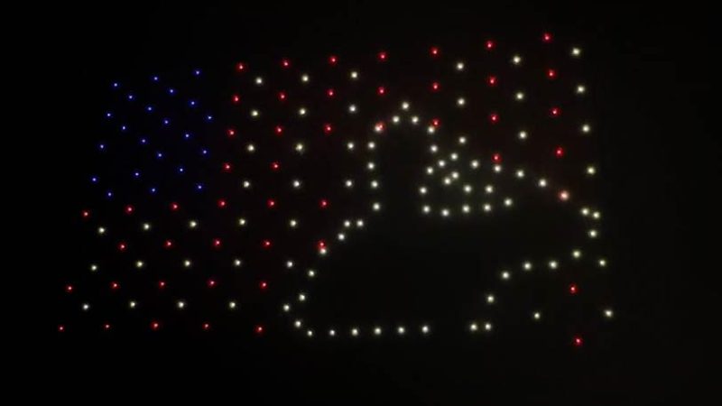 États-Unis: Les spectacles de drones illumineront le ciel nocturne