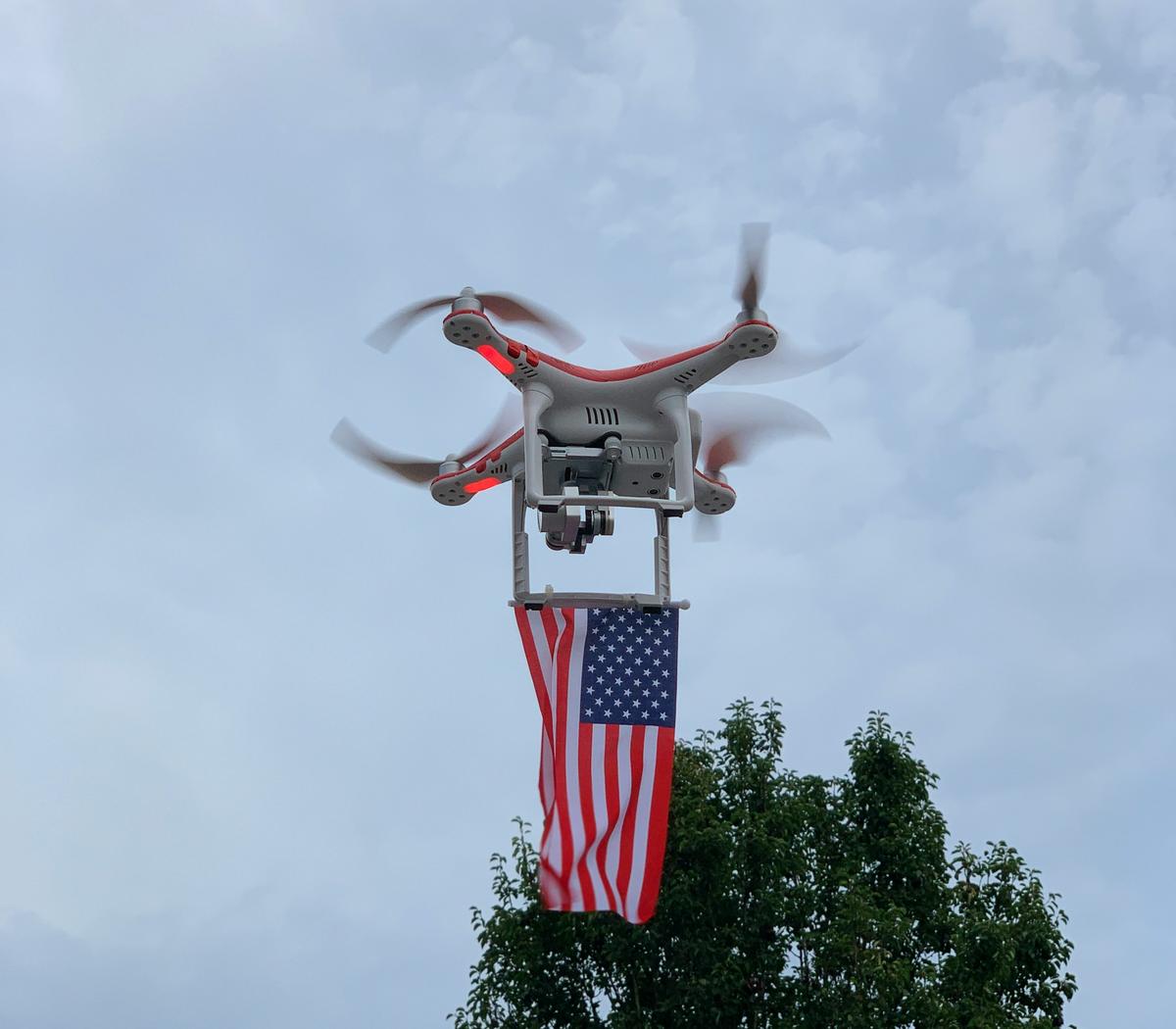 #États-Unis: Un spectacle de drones illumine le ciel de Wolfforth