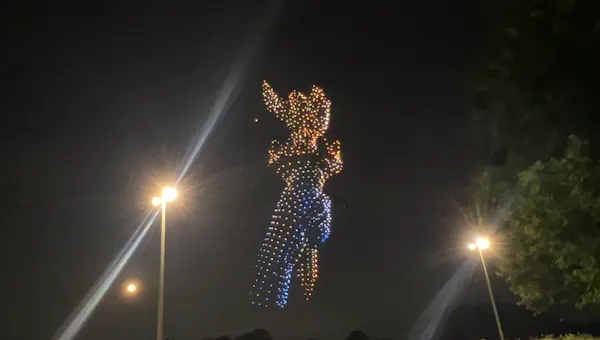 États-Unis : Un spectacle lumineux de drones célèbre la Coupe du Monde