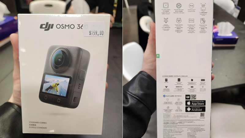 Fuite du packaging du nouveau DJI Osmo 360 : Ce que nous savons jusqu&rsquo;à présent