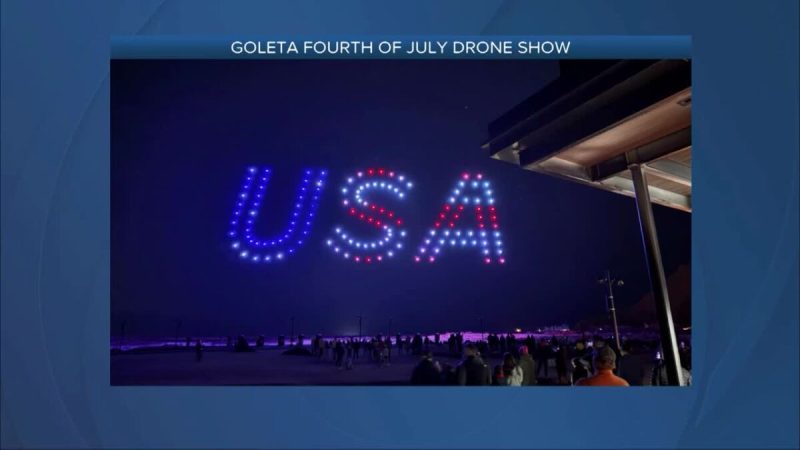 Goleta inaugure son premier spectacle de drones pour le 4 juillet