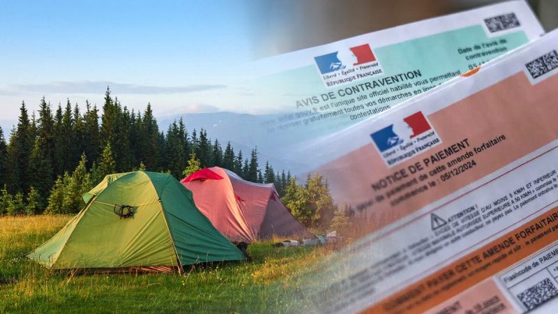 Incident inattendu : Un campeur verbalisé pour un drone lumineux