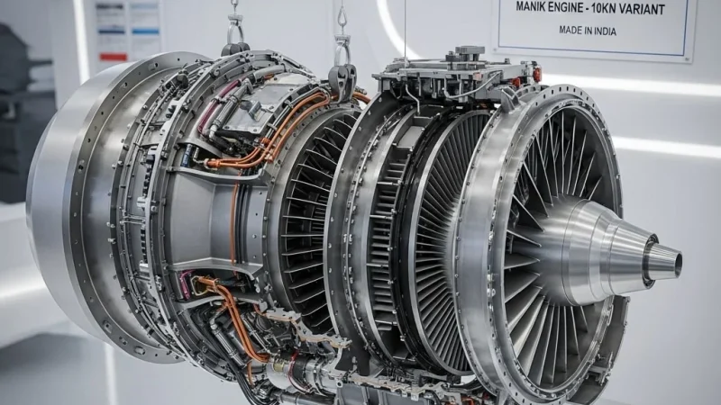 #Inde DRDO développe une variante 10kN du moteur Manik pour les futurs drones militaires