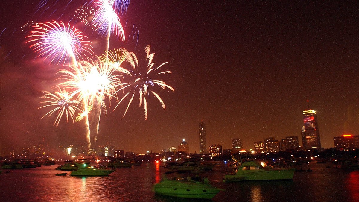 La Magie des feux d&rsquo;artifice en drones à Boston pour le 4 Juillet