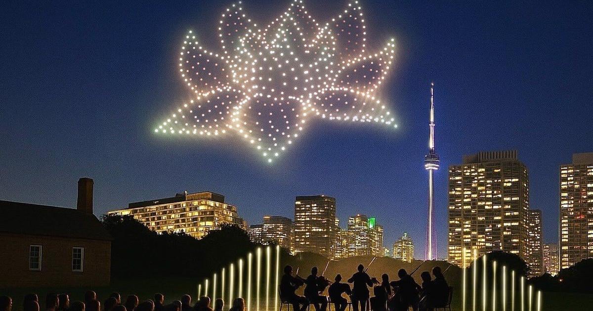 Le Canada s&rsquo;illumine : Premier spectacle de drones au cœur de Toronto