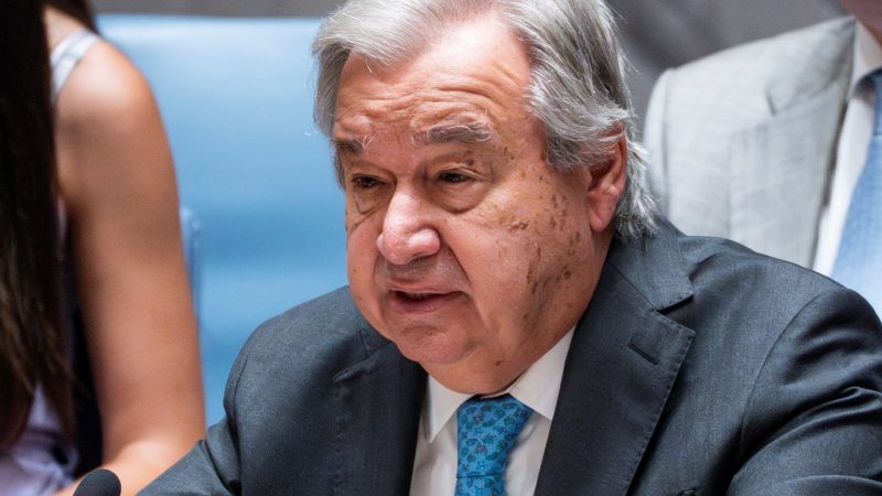 Le Secrétaire général de l&rsquo;ONU condamne l&rsquo;assaut de drones russes sur l&rsquo;Ukraine