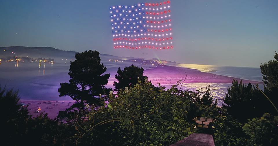 Le ballet aérien des drones illumine le ciel de Lincoln City