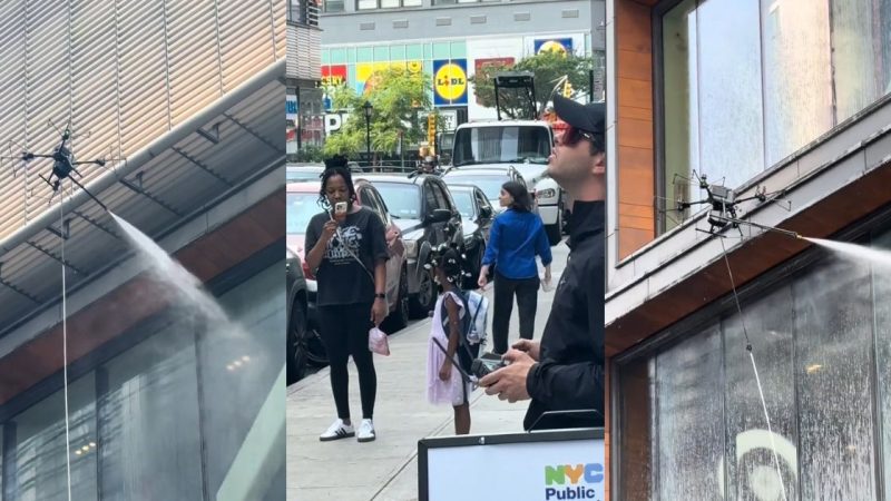 Les drones nettoyeurs de vitres à New York : la révolution est-elle en marche ?