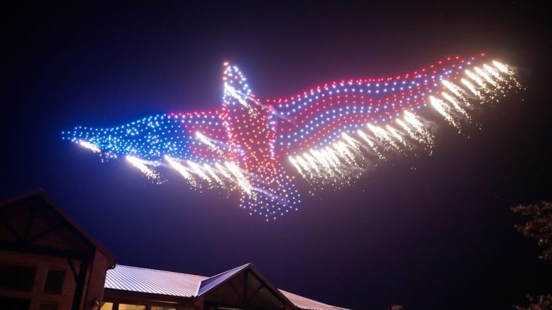 Les secrets des spectacles de drones en lumière