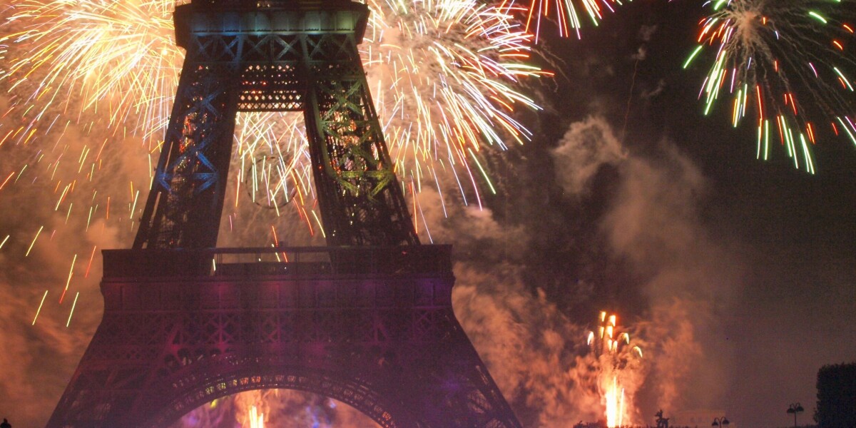 Les spectaculaires feux d&rsquo;artifice et shows de drones du 14 juillet en France