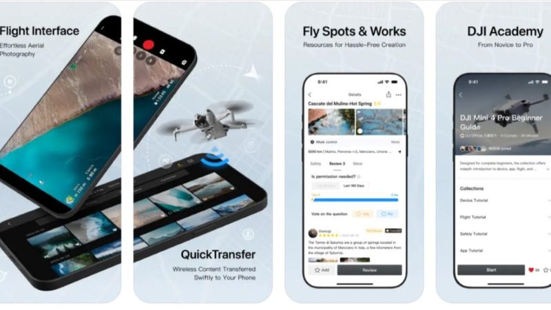 Mise à jour importante de l&rsquo;application DJI Fly : Découvrez les nouveautés