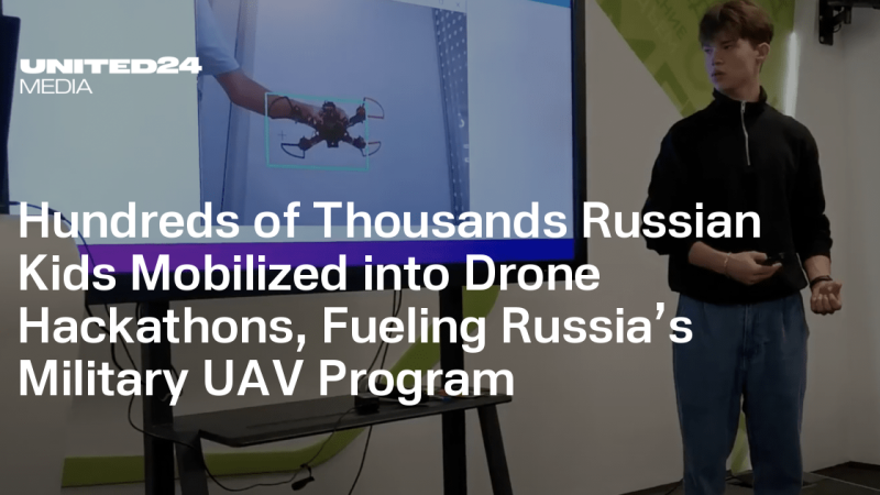 Mobilisation de jeunes russes dans les hackathons de drones