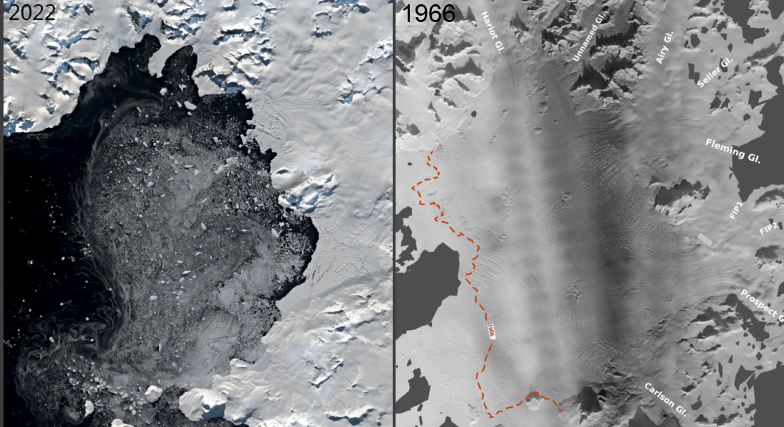 Photographies aériennes historiques : un outil précieux pour étudier la montée du niveau de la mer