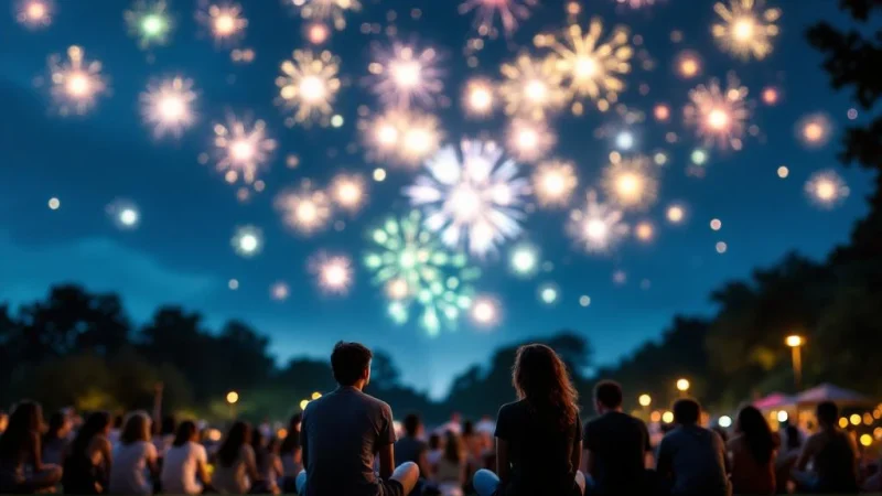 Quand les drones remplacent les feux d&rsquo;artifice : une révolution éco-responsable pour les festivités