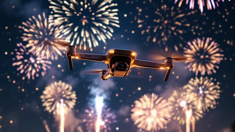 Spectacle de drones 2025 : Quand la lumière remplace la poudre
