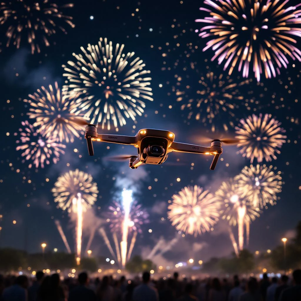 Spectacle de drones 2025 : Quand la lumière remplace la poudre