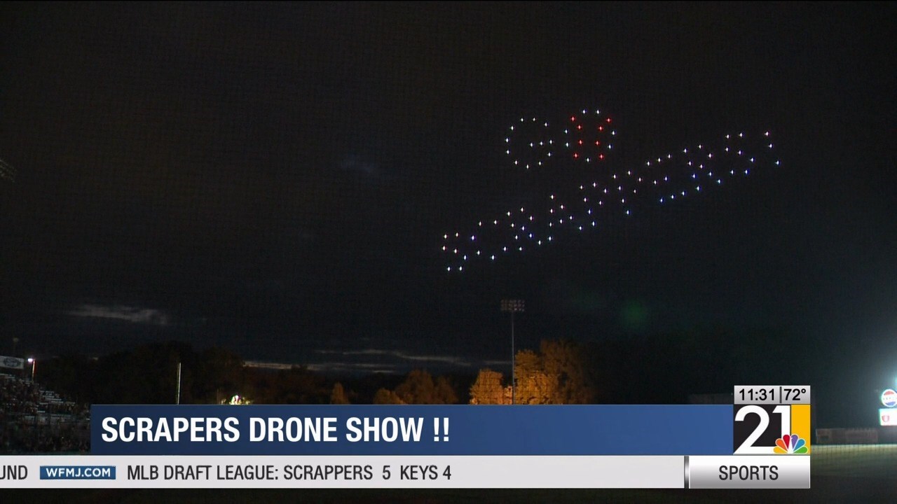 Spectacle inédit de drones dans la vallée par les Scrappers