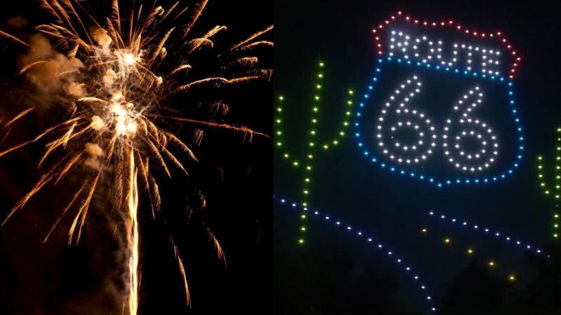 #USA Les shows de drones : une alternative sécuritaire aux feux d&rsquo;artifice