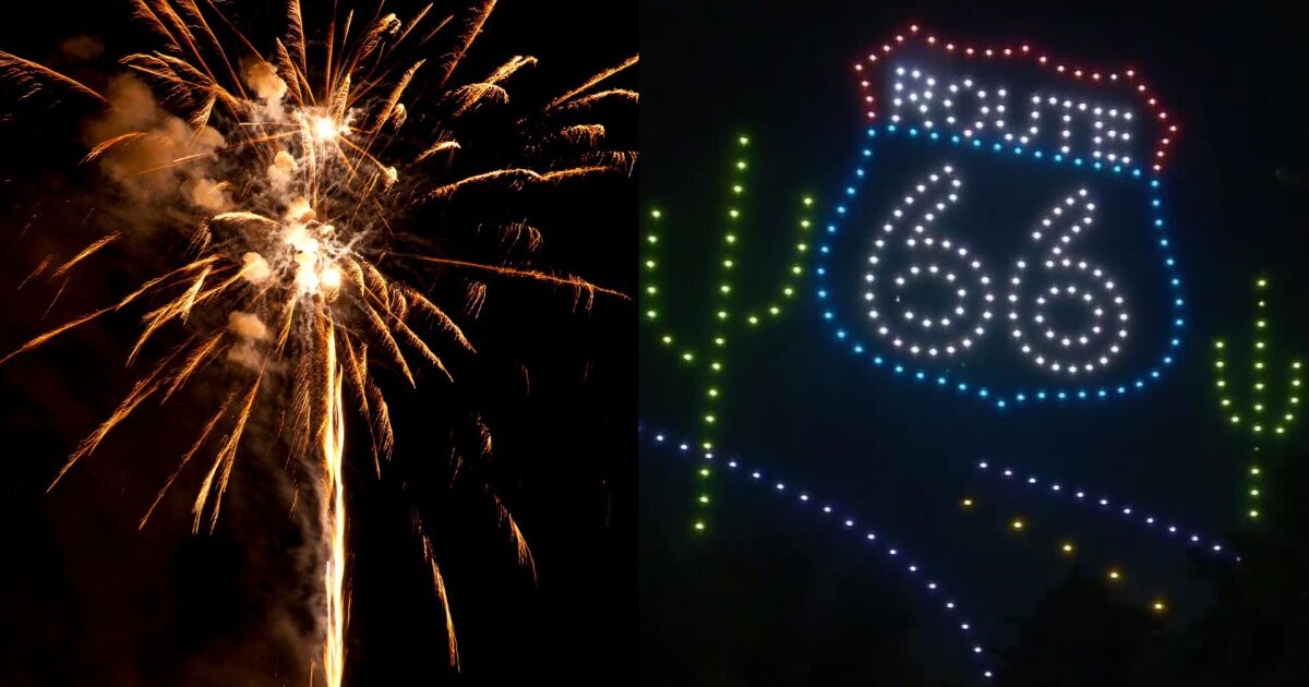 #USA Les shows de drones : une alternative sécuritaire aux feux d&rsquo;artifice