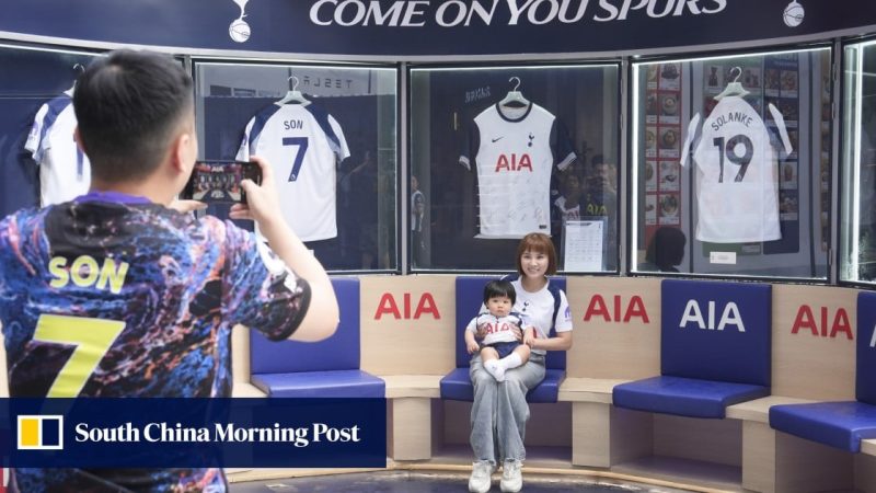 Un spectacle de drones à Hong Kong célèbre le club de football Tottenham