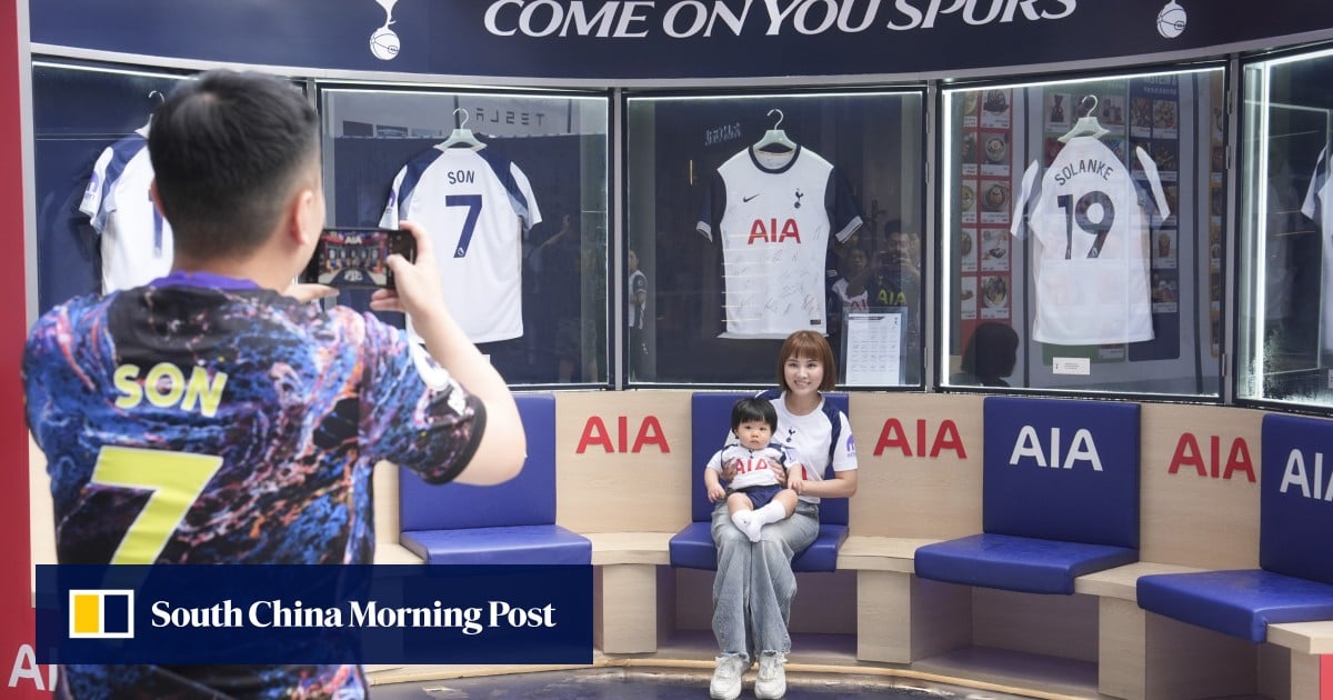 Un spectacle de drones à Hong Kong célèbre le club de football Tottenham