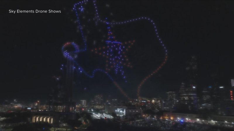 Un spectacle époustouflant de drones illumine le ciel d&rsquo;Irving