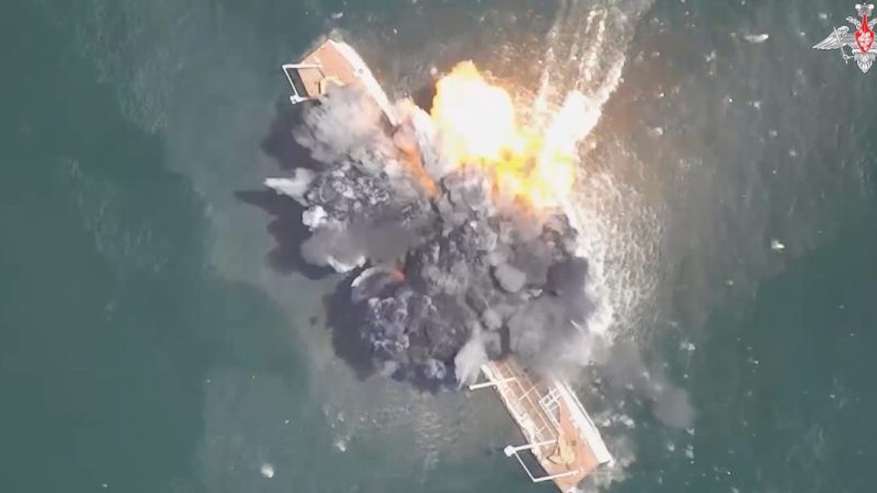 Utilisation accrue de drones navals par la Russie : une stratégie empruntée à l&rsquo;Ukraine