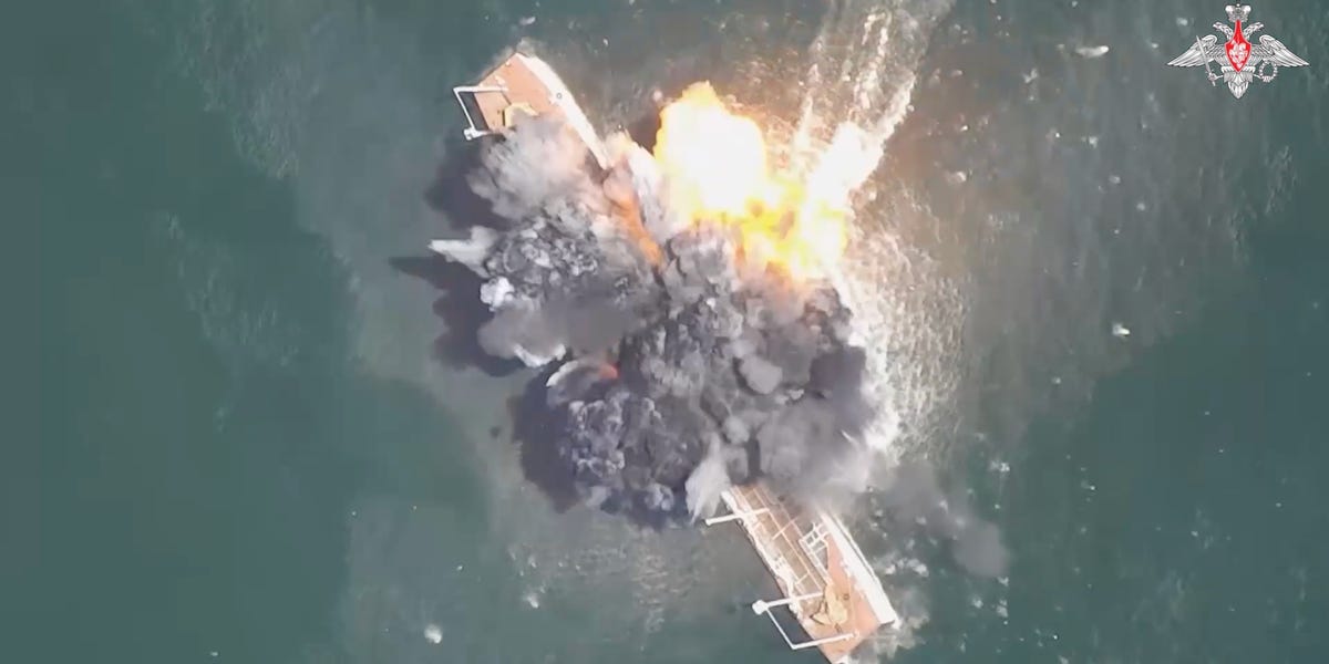 Utilisation accrue de drones navals par la Russie : une stratégie empruntée à l&rsquo;Ukraine