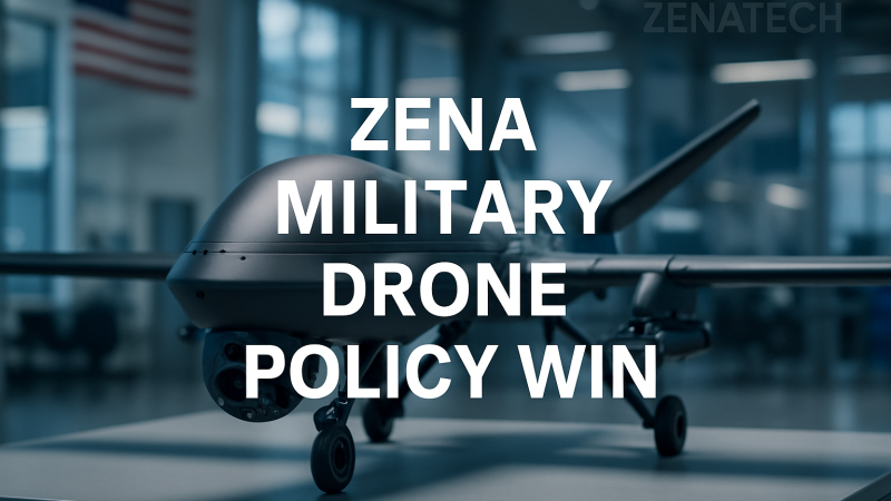 Zena Tech réagit à la directive visant à renforcer la dominance des drones militaires américains
